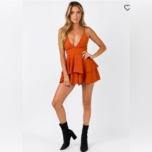 Princess Polly Flores Romper Size:8